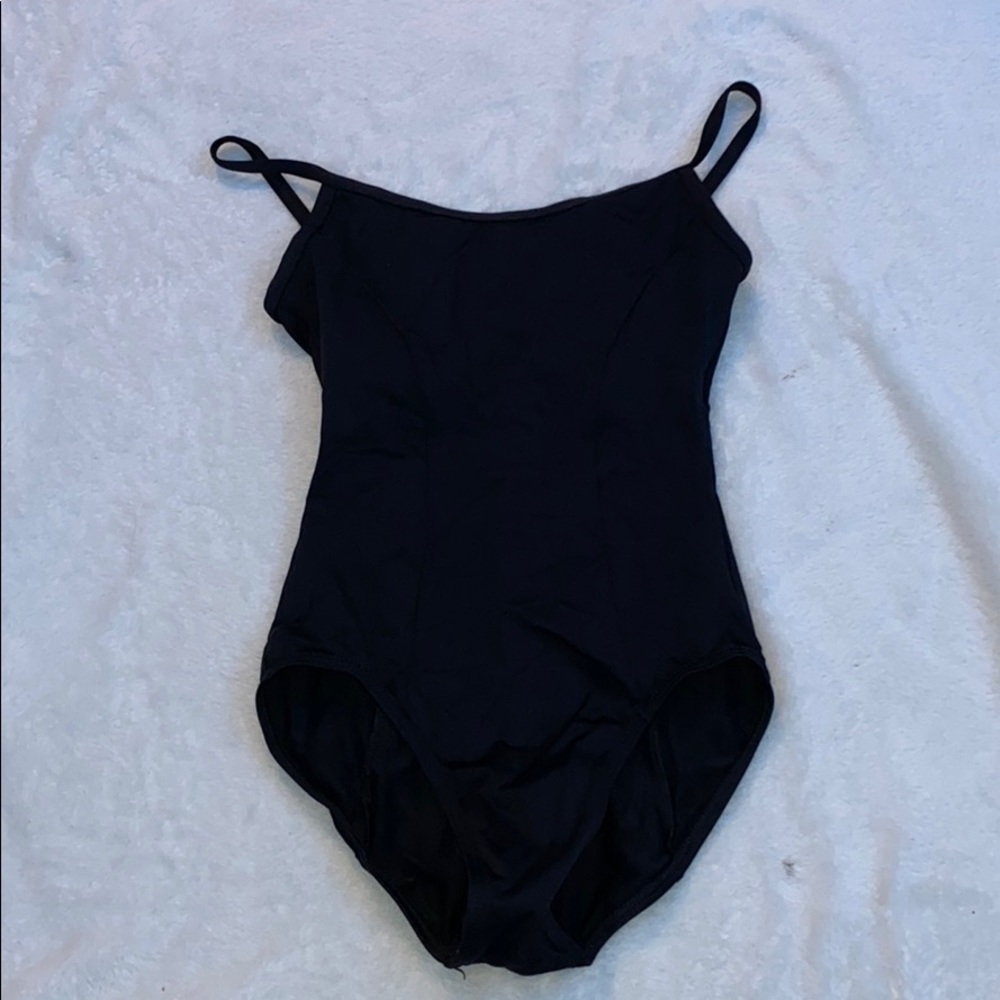 black leotard open back